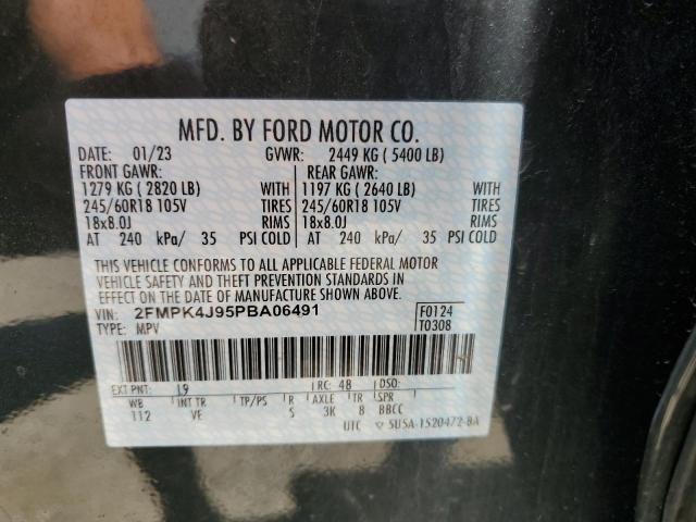 Foto 14 de la subasta – 2023 FORD EDGE SEL con VIN 2FMPK4J95PBA06491