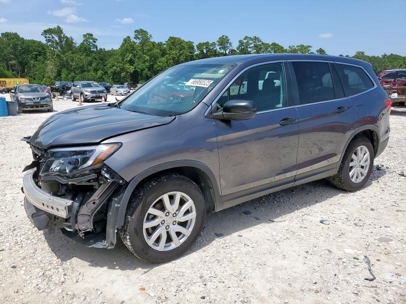 HONDA PILOT LX 2019 with VIN 5FNYF5H19KB008789 - Photo from auction