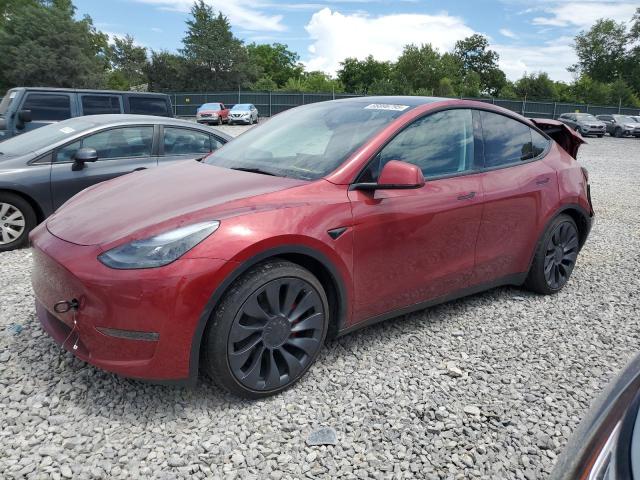 TESLA MODEL Y 2025 with VIN 7SAYGDEFXSA344359 - Photo from auction