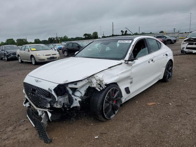 GENESIS G70 BASE 2022 with VIN KMTG54TE0NU088371 - Photo from auction
