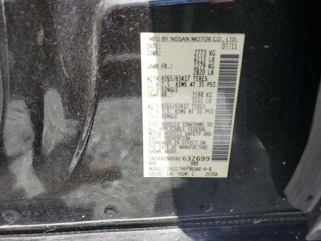 Photo 14 from auction – 2011 NISSAN PATHFINDER with VIN 5N1AR1NB6BC632699