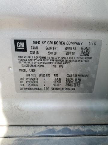 Photo 14 from auction – 2017 BUICK ENCORE PRE with VIN KL4CJASB5HB120899