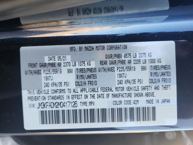 Photo 14 from auction – 2021 MAZDA CX-5 GRAND with VIN JM3KFADM2M0417126