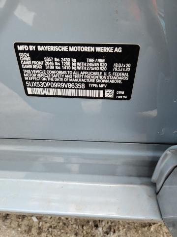 Photo 14 from auction – 2024 BMW X3 XDRIVE3 with VIN 5UX53DP09R9V86358