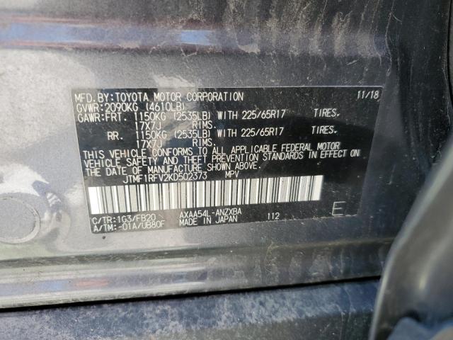 Photo 14 from auction – 2019 TOYOTA RAV4 LE with VIN JTMF1RFV2KD502373