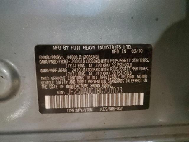 Photo 14 from auction – 2011 SUBARU FORESTER 2 with VIN JF2SHADC7BG707023