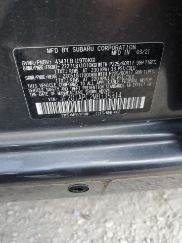 Photo 14 from auction – 2021 SUBARU CROSSTREK with VIN JF2GTAPC2M8335314