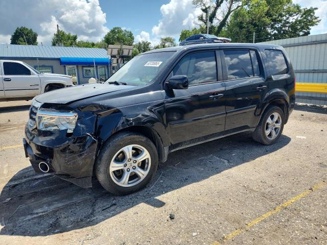 HONDA PILOT EX 2013 with VIN 5FNYF4H42DB022427 - Photo from auction