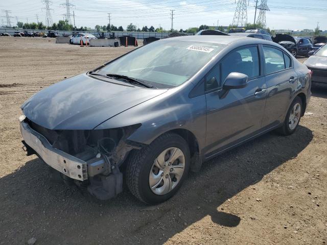 HONDA CIVIC LX 2013 with VIN 19XFB2F58DE041184 - Photo from auction