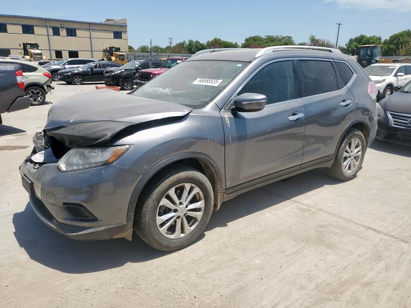 NISSAN ROGUE S 2015 with VIN KNMAT2MV0FP565393 - Photo from auction