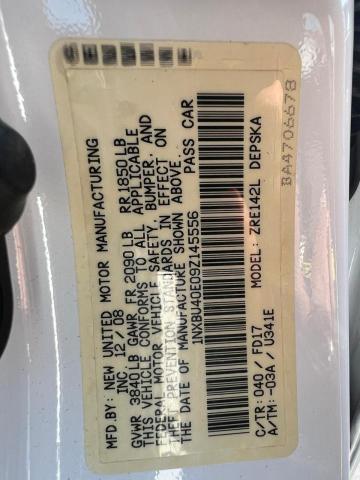 Photo 10 from auction – 2009 TOYOTA COROLLA BA with VIN 1NXBU40E09Z145556