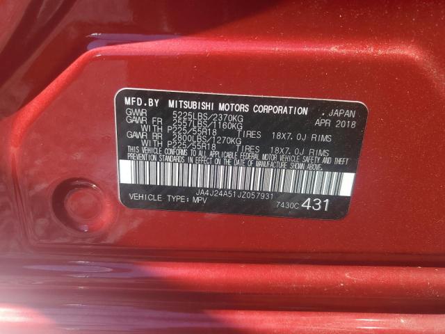 Photo 14 from auction – 2018 MITSUBISHI OUTLANDER with VIN JA4J24A51JZ057931