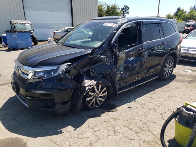 HONDA PILOT EXL 2021 with VIN 5FNYF6H57MB084569 - Photo from auction