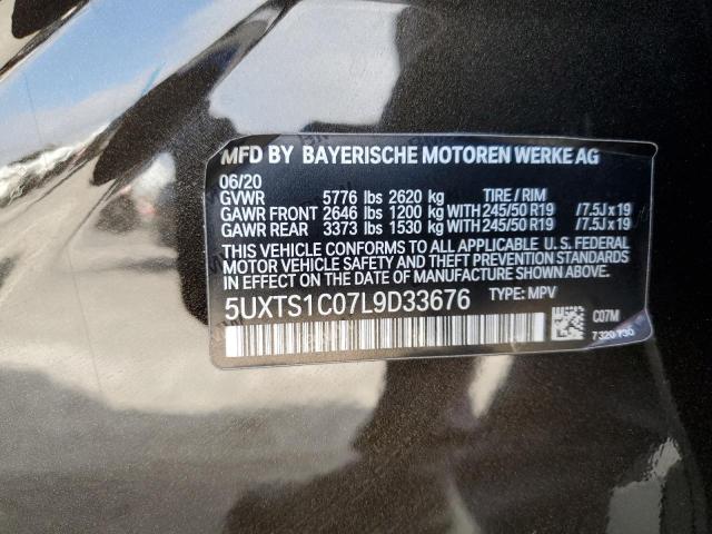 Photo 14 from auction – 2020 BMW X3 XDRIVE3 with VIN 5UXTS1C07L9D33676