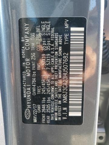 Photo 14 from auction – 2017 HYUNDAI TUCSON LIM with VIN KM8J3CA23HU507682