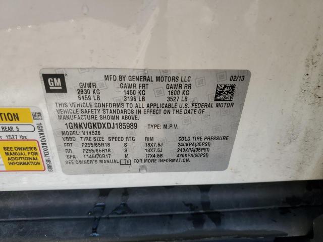 Photo 14 from auction – 2013 CHEVROLET TRAVERSE L with VIN 1GNKVGKDXDJ185989