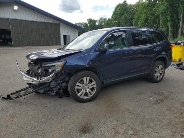 HONDA PILOT LX 2016 with VIN 5FNYF6H1XGB069243 - Photo from auction