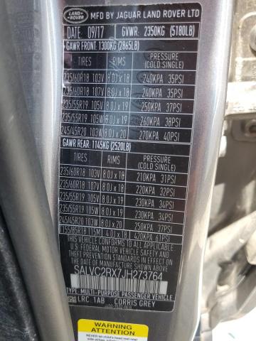 Photo 14 from auction – 2018 LAND ROVER RANGE ROVE with VIN SALVC2RX7JH273764