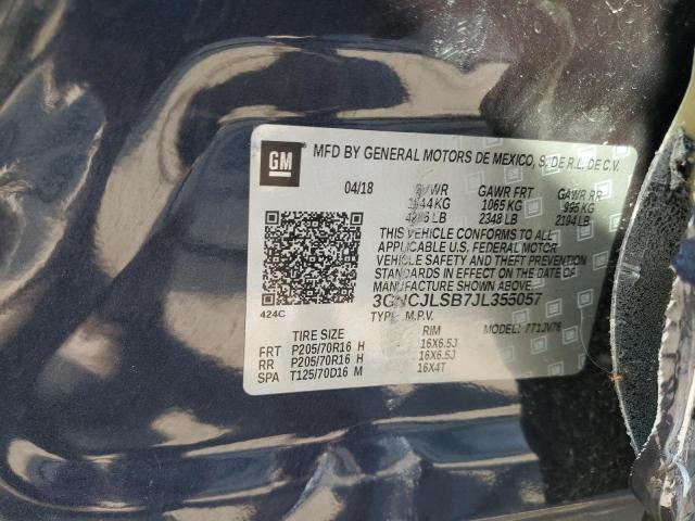 Photo 14 from auction – 2018 CHEVROLET TRAX 1LT with VIN 3GNCJLSB7JL355057
