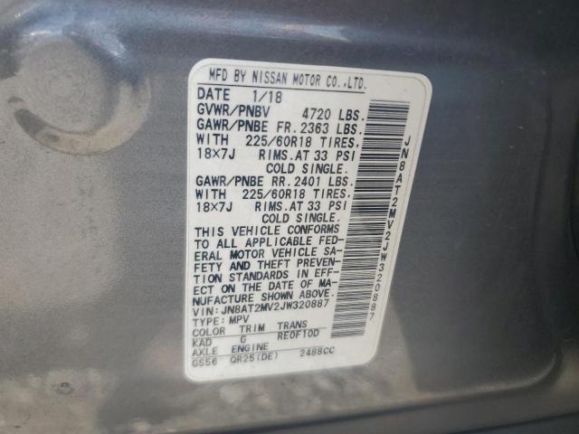 Photo 14 from auction – 2018 NISSAN ROGUE S with VIN JN8AT2MV2JW320887