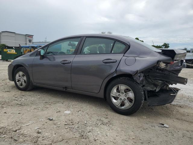 Photo 2 from auction – 2014 HONDA CIVIC LX with VIN 19XFB2F58EE058598