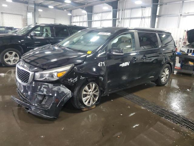 KIA SEDONA LX 2015 with VIN KNDMB5C13F6040611 - Photo from auction
