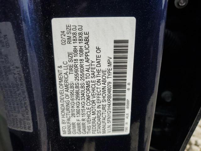 Photo 14 from auction – 2024 HONDA PILOT EXL with VIN 5FNYG1H4XRB048079