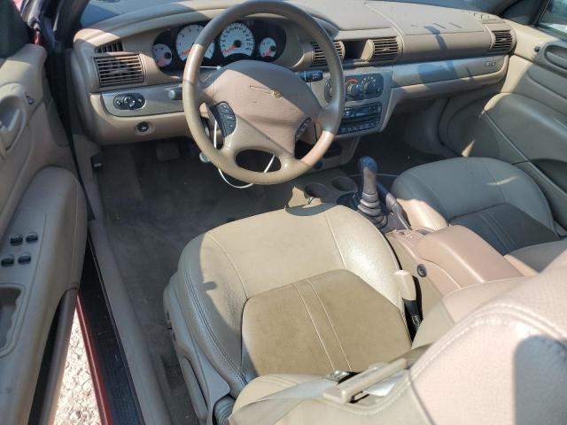Photo 8 from auction – 2002 CHRYSLER SEBRING GT with VIN 1C3EL75R62N323993