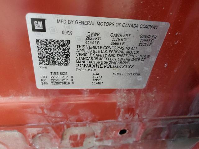 Photo 14 from auction – 2020 CHEVROLET EQUINOX LS with VIN 2GNAXHEV3L6142137
