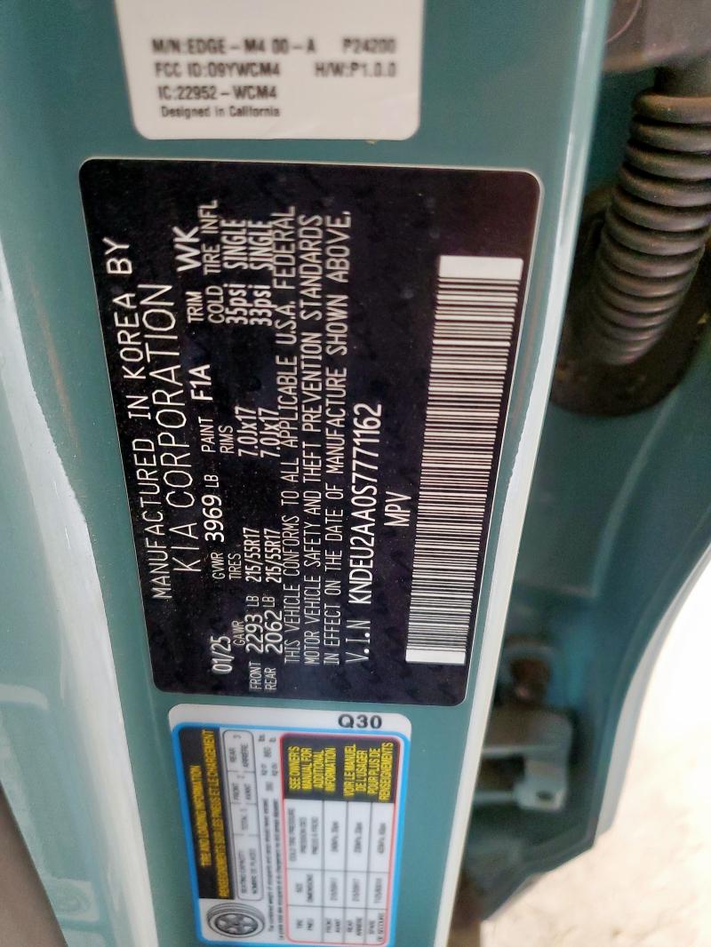 Photo 14 from auction – 2025 KIA SELTOS S with VIN KNDEU2AA0S7771162