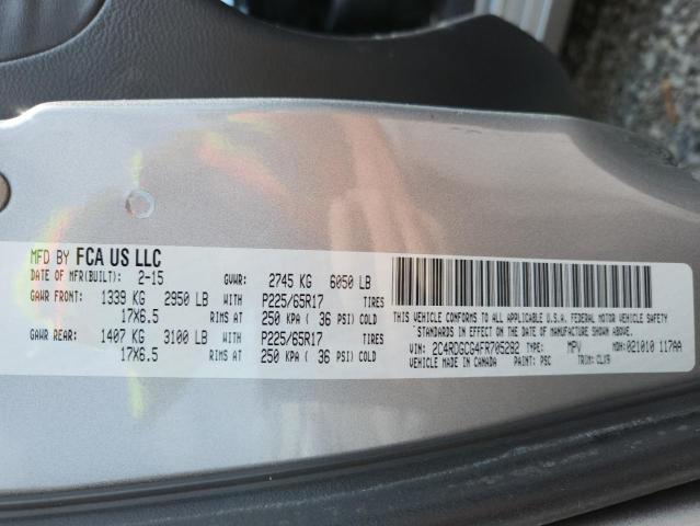 Photo 14 from auction – 2015 DODGE GRAND CARA with VIN 2C4RDGCG4FR705282