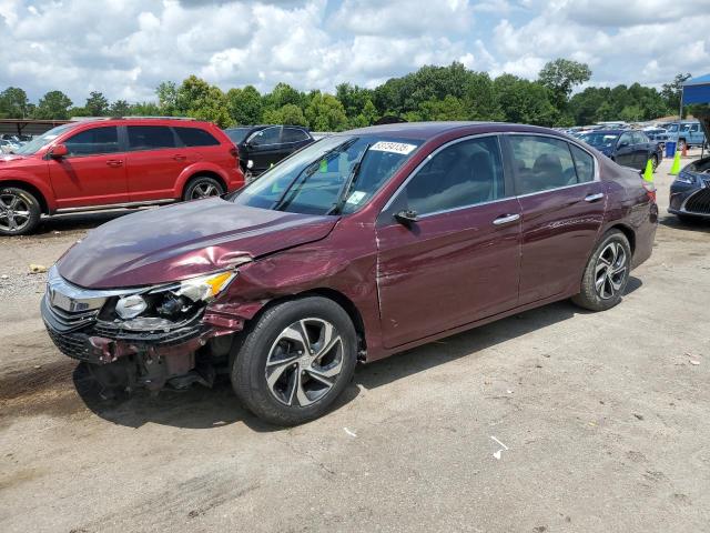 HONDA ACCORD LX 2017 with VIN 1HGCR2F34HA059754 - Photo from auction
