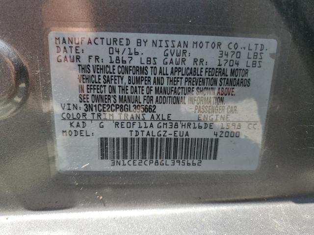 Photo 14 from auction – 2016 NISSAN VERSA NOTE with VIN 3N1CE2CP8GL395662