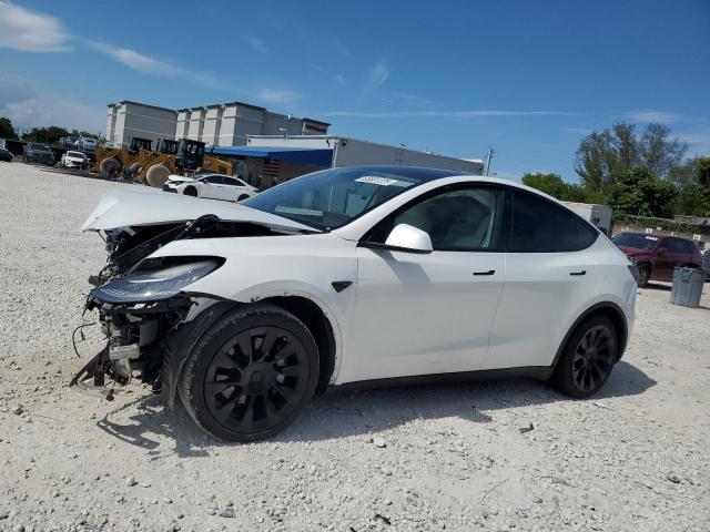 TESLA MODEL Y 2021 مع رقم تعريف المركبة 5YJYGAEE2MF187287 - صورة من المزاد