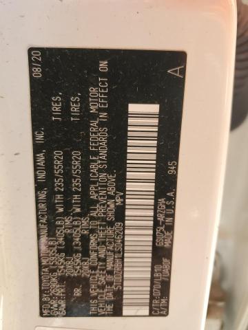 Photo 14 from auction – 2020 TOYOTA HIGHLANDER with VIN 5TDDZRBH1LS046209