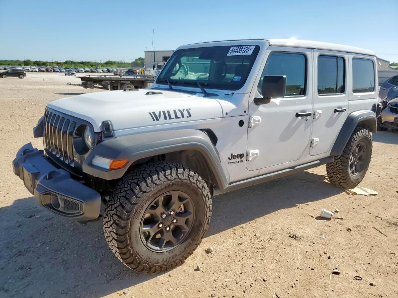 JEEP WRANGLER U 2021 with VIN 1C4HJXDN2MW609155 - Photo from auction