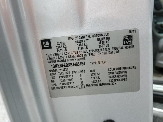 Photo 14 from auction – 2011 CHEVROLET TRAVERSE L with VIN 1GNKRFEDXBJ405154