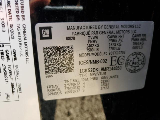 Photo 14 from auction – 2021 GMC YUKON DENA with VIN 1GKS2DKL9MR144850