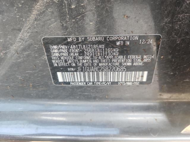 Photo 14 from auction – 2025 SUBARU IMPREZA with VIN JF1GUABC2S8220685