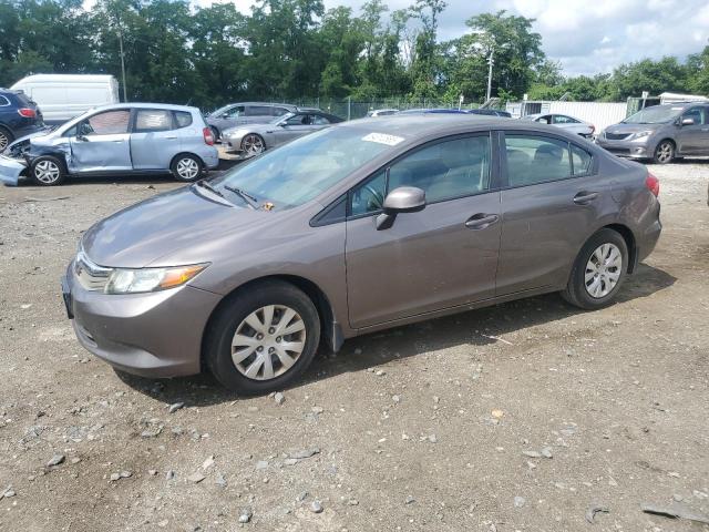 HONDA CIVIC LX 2012 with VIN 2HGFB2F54CH581197 - Photo from auction