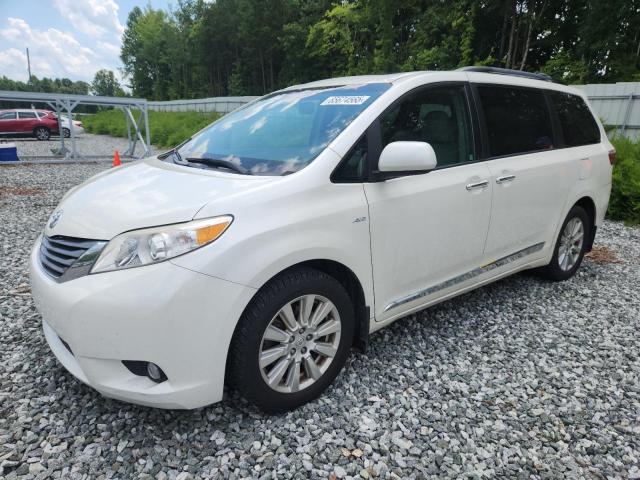 TOYOTA SIENNA XLE 2017 with VIN 5TDDZ3DC8HS160360 - Photo from auction