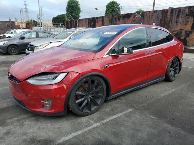 TESLA MODEL X 2021 with VIN 5YJXCBE24MF324376 - Photo from auction