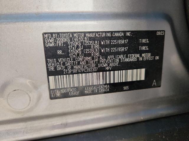 Photo 14 from auction – 2023 TOYOTA RAV4 XLE with VIN 2T3P1RFV7PC392307
