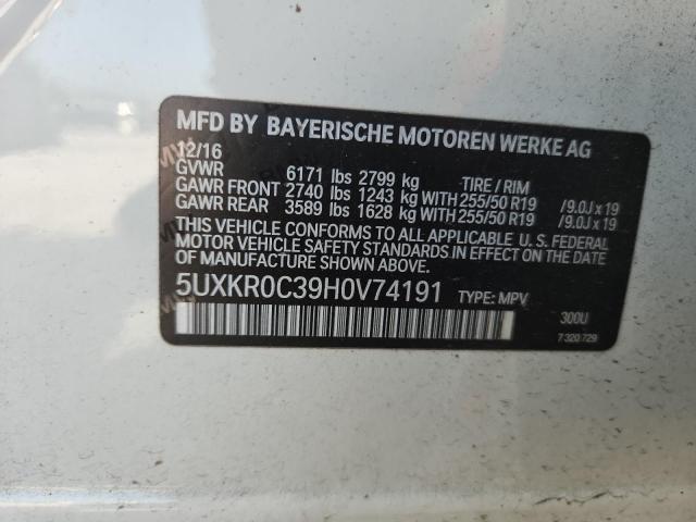 Photo 14 from auction – 2017 BMW X5 XDRIVE35I with VIN 5UXKR0C39H0V74191
