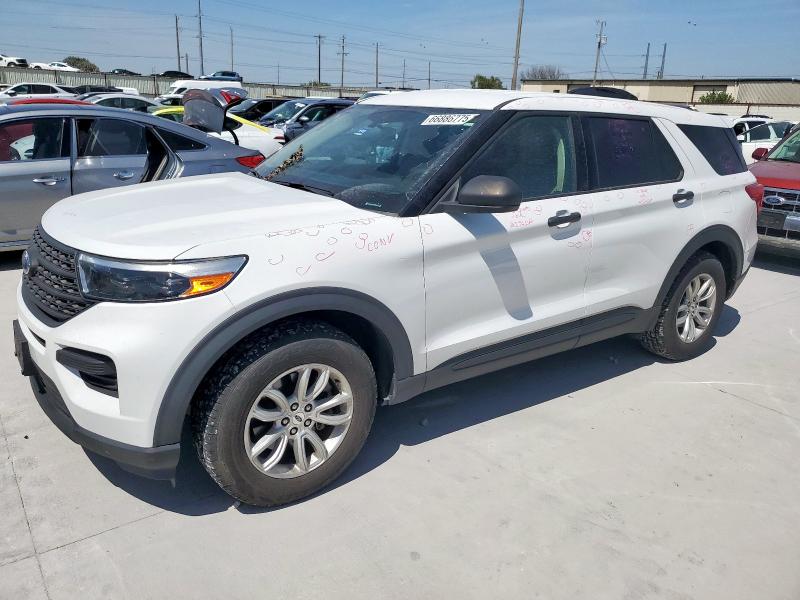 FORD EXPLORER 2021 with VIN 1FMSK7BH2MGA40121 - Photo from auction