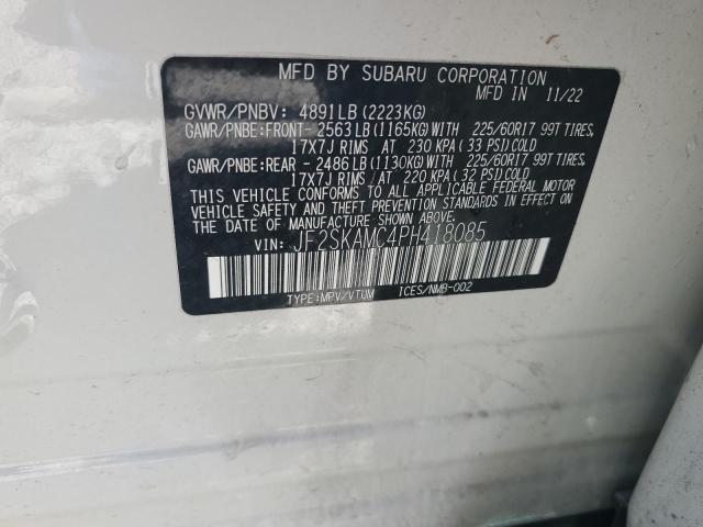 Zdjęcie 14 z aukcji – 2023 SUBARU FORESTER W z VIN JF2SKAMC4PH418085