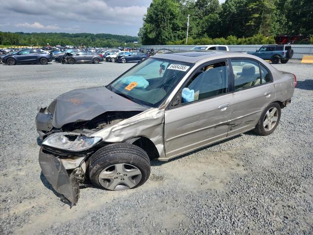 HONDA CIVIC EX 2004 with VIN 2HGES26804H581818 - Photo from auction