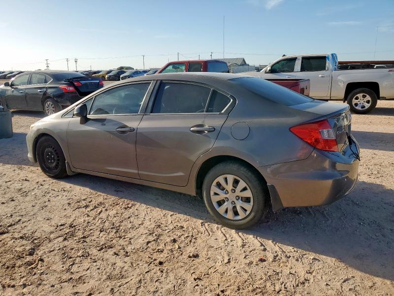 Photo 2 from auction – 2012 HONDA CIVIC LX with VIN 19XFB2F5XCE077747