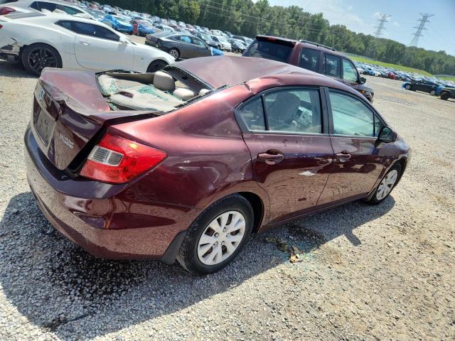 Photo 3 from auction – 2012 HONDA CIVIC LX with VIN 19XFB2F56CE099650