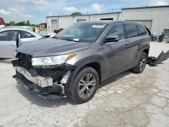 TOYOTA HIGHLANDER 2017 with VIN 5TDBZRFH0HS406059 - Photo from auction